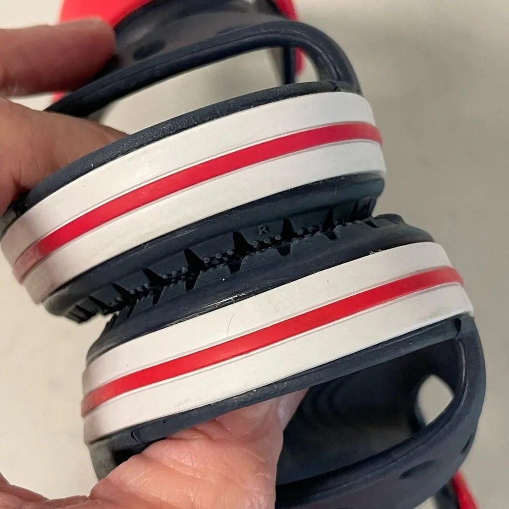Toddler Crocband™ Cruiser Sandal Sandals Navy / Varsity Red Size 11